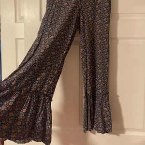 Floral Flare Pants